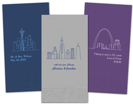 Design Your Own Skyline Guest Towels